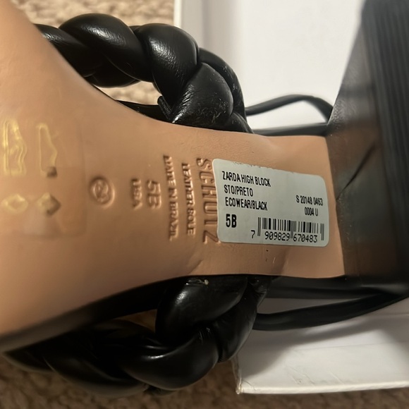 Schutz high block heels tie up - Picture 11 of 11